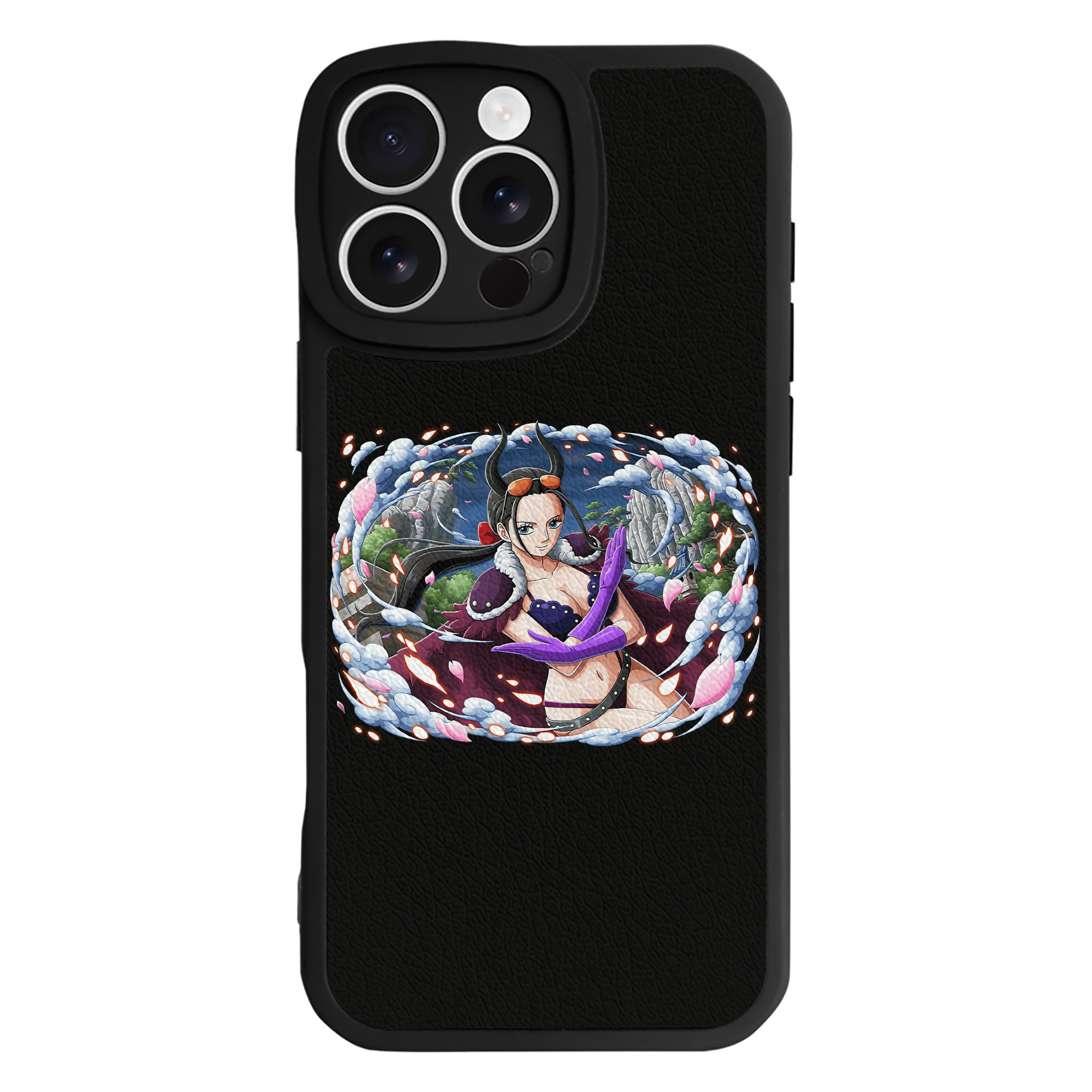 （画像用） ワンピース ニコ・ロビン ONE PIECE Nico Robin 【iPhone 16シリーズ対応】シリコンスマホケース（レザー調） 材質：シリコン